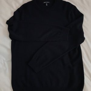 Men’s Navy Cashmere Crew Sweater